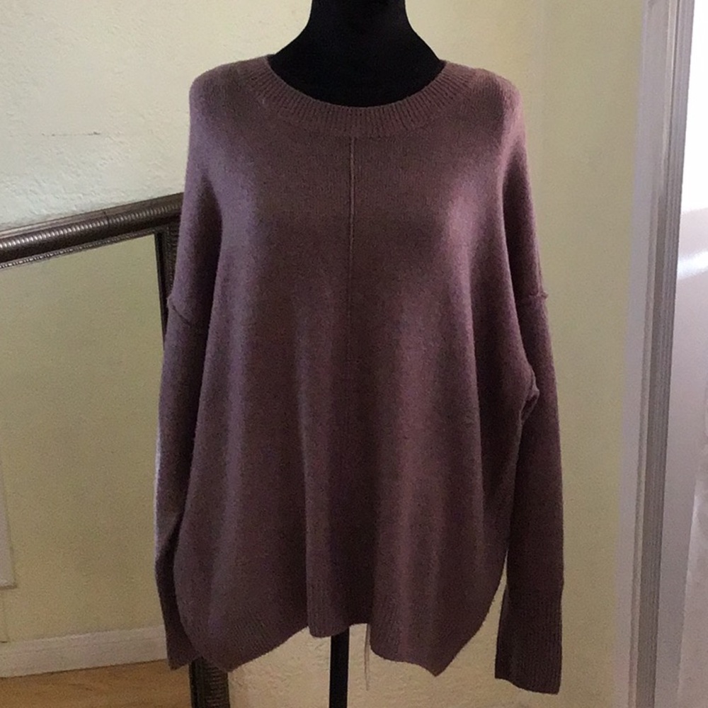 Vince Camuto Chocolate Boyfriend Sweater, Super Soft
